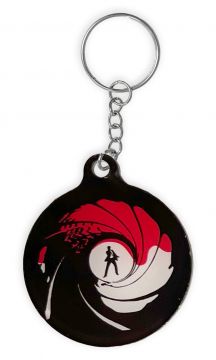 James Bond 007 Swirl Keychain